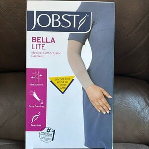 BELLA LITE compression arm sleeve by Jobst size small long 15-20 mmHg beige New